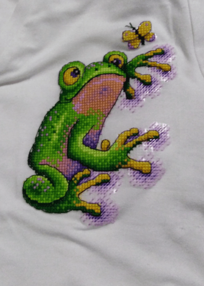 Frog SV-534 Cross-stitch kit - Wizardi