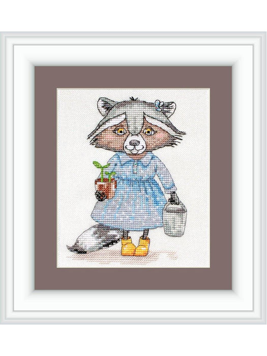 Gardener - Her RZ-16 Counted Cross-Stitch Kit - Wizardi