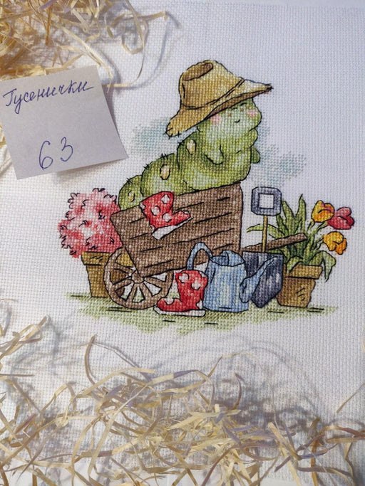 Gardener - PDF Cross Stitch Pattern - Wizardi