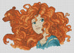 Ginger Girl - Free PDF Cross Stitch Pattern - Wizardi