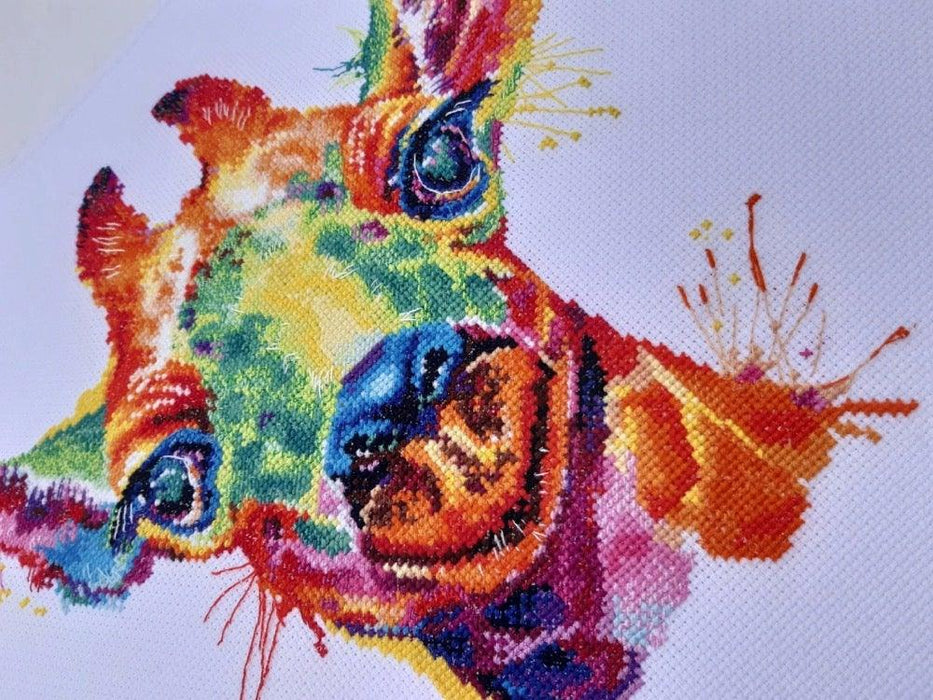 Giraffe 1434 Counted Cross Stitch Kit - Wizardi