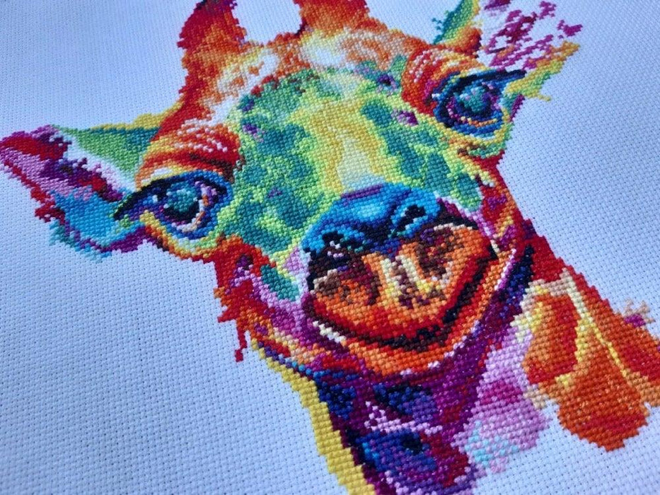 Giraffe 1434 Counted Cross Stitch Kit - Wizardi