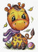 Giraffe SM-597 Counted Cross-Stitch Kit - Wizardi