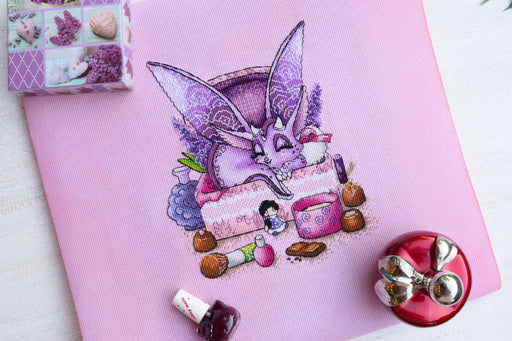 Girly Dragon - PDF Cross Stitch Pattern - Wizardi