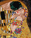 Gobelin canvas for halfstitch without yarn after Gustav Klimt - The Kiss 2082M - Wizardi