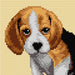 Gobelin canvas for halfstitch without yarn Beagle 2720D - Wizardi