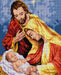 Gobelin canvas for halfstitch without yarn Birth of Christ 2525M - Wizardi