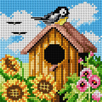 Gobelin canvas for halfstitch without yarn Four Seaseons - Summer 2306D - Wizardi