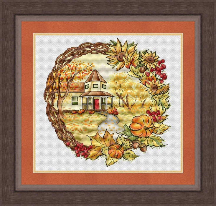 Golden Autumn - PDF Cross Stitch Pattern - Wizardi