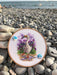 Goose with Violet Flowers - PDF Cross Stitch Pattern - Wizardi