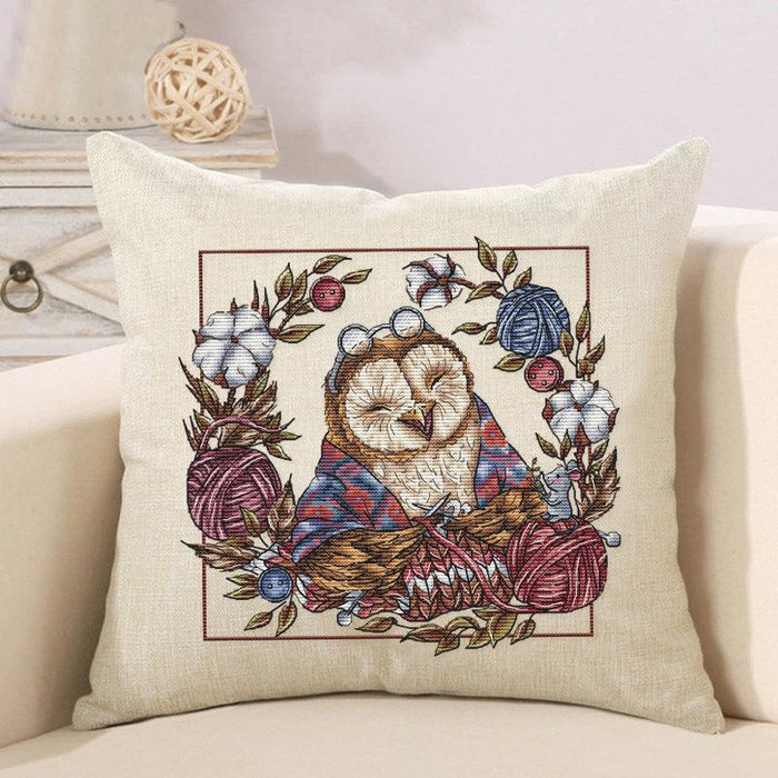 Granny Owl - PDF Cross Stitch Pattern - Wizardi