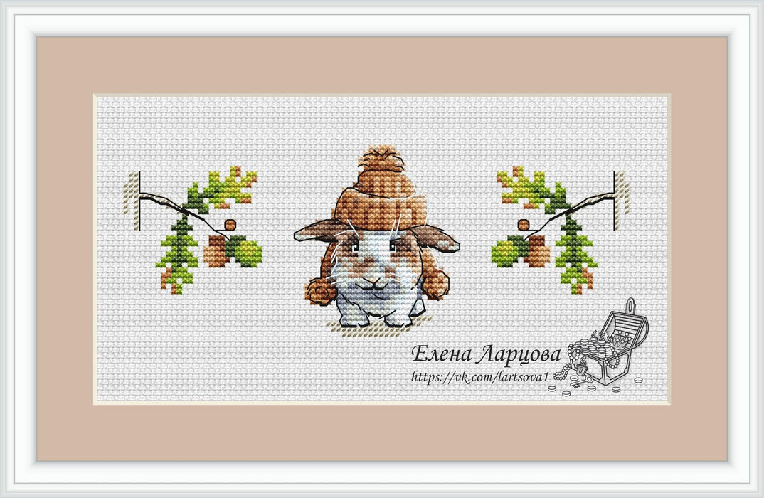 Hamster Hat - PDF Free Cross Stitch Pattern - Wizardi