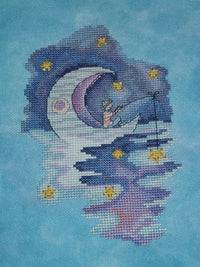 Happy Stars - Free PDF Cross Stitch Pattern - Wizardi