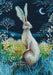 Hare by night M611 Counted Cross Stitch Kit - Wizardi