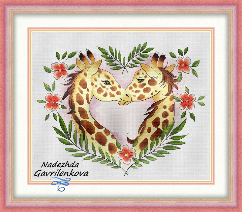 Heart of Africa - PDF Counted Cross Stitch Pattern - Wizardi