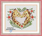 Heart of Africa - PDF Counted Cross Stitch Pattern - Wizardi