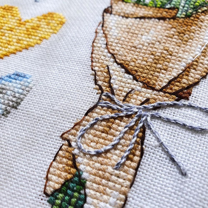 Herbal House Sampler - PDF Cross Stitch Pattern - Wizardi