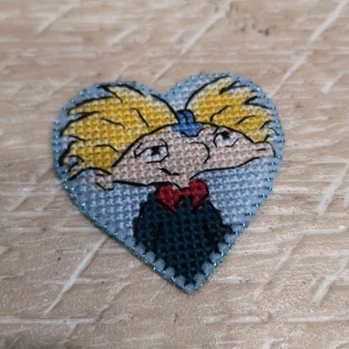 Hey Arnold - Free PDF Cross Stitch Pattern - Wizardi