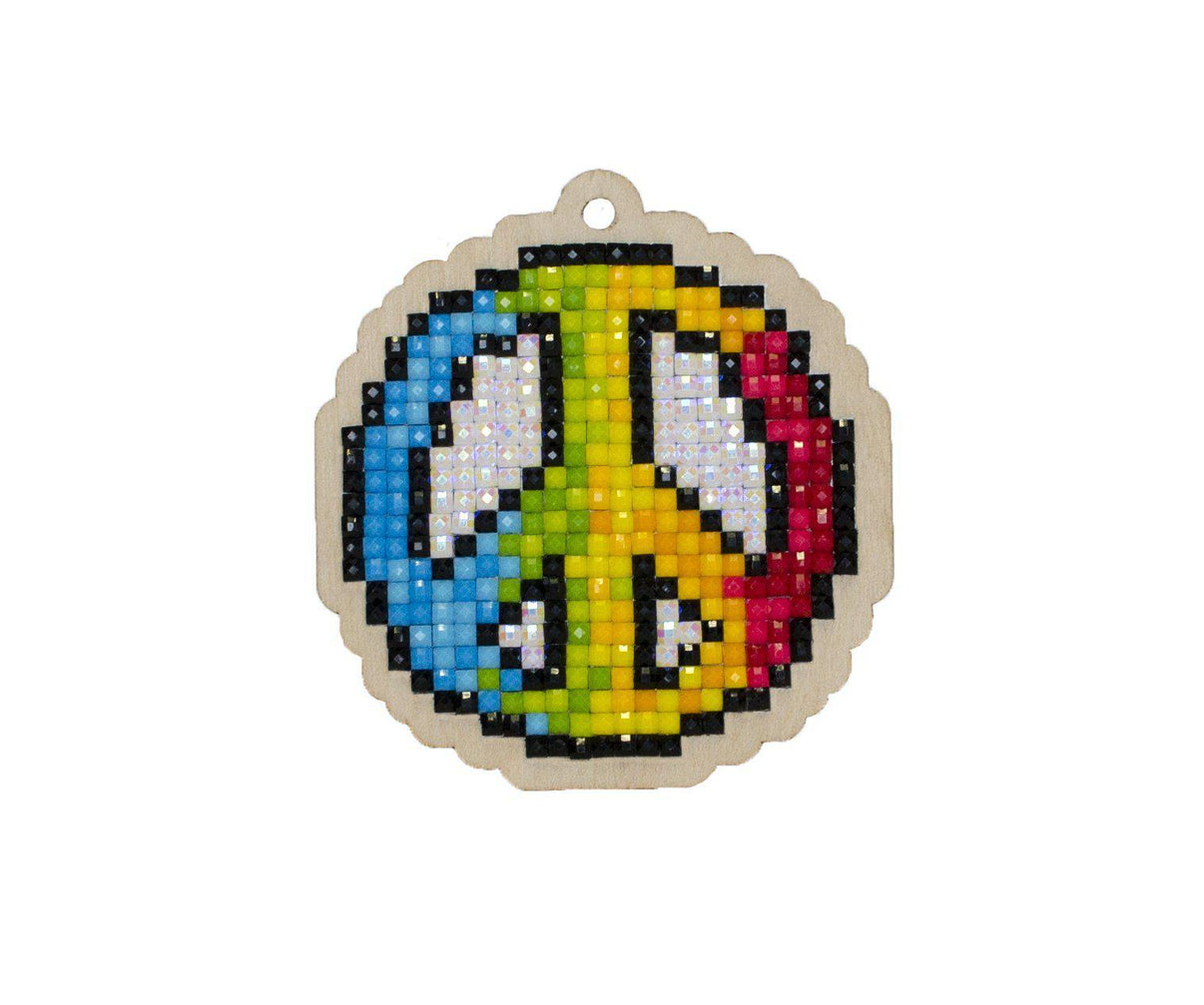 Hippie WWP302 Diamond Painting on Plywood Kit - Wizardi