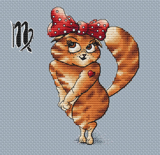 Horoscope. Virgo - PDF Cross Stitch Pattern - Wizardi