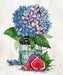 Hydrangea SM-138 Counted Cross Stitch Kit - Wizardi