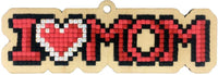 I Love Mom WWP319 Diamond Painting on Plywood Kit - Wizardi