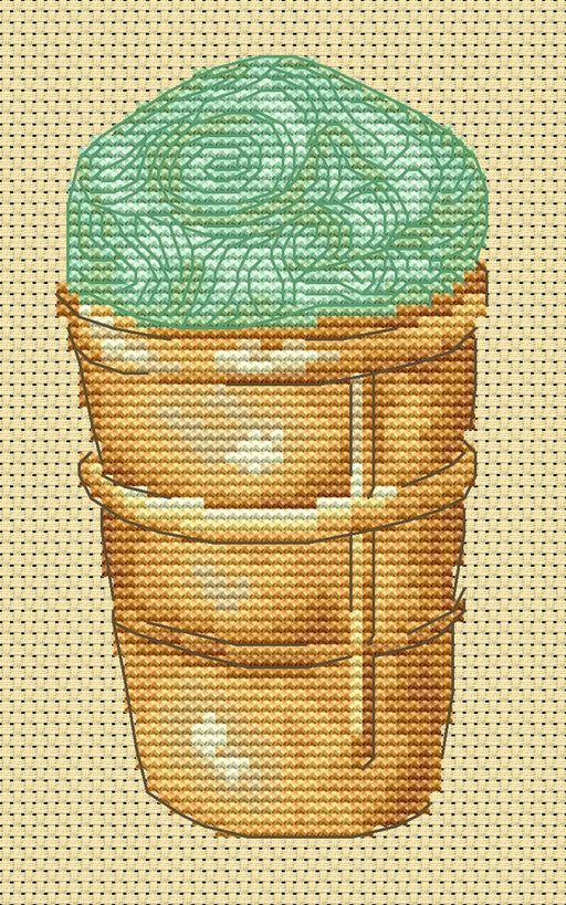 Ice Cream - Free PDF Cross Stitch Pattern - Wizardi