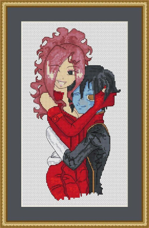 In Love - PDF Free Cross Stitch Pattern - Wizardi