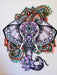 Indian Elephant - PDF Cross Stitch Pattern - Wizardi