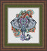 Indian Elephant - PDF Cross Stitch Pattern - Wizardi