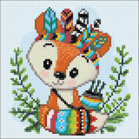 Indian Fox CS2532 7.9 x 7.9 inches Crafting Spark Diamond Painting Kit - Wizardi