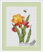 Iris and Bee - PDF Cross Stitch Pattern - Wizardi