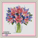 Irises and Lilies - PDF Counted Cross Stitch Pattern - Wizardi