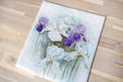 Irises B2367L Counted Cross-Stitch Kit - Wizardi