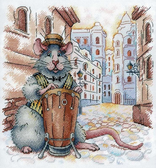 Italian Streets SNV-699 Counted Cross Stitch Kit - Wizardi