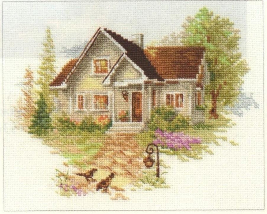 July house 3-20 Counted Cross-Stitch Kit - Wizardi