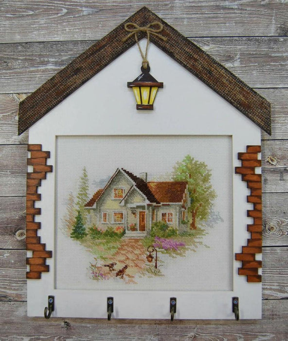 July house 3-20 Counted Cross-Stitch Kit - Wizardi