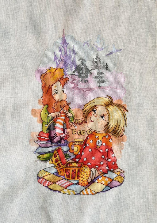 Kids at Trip - PDF Cross Stitch Pattern - Wizardi