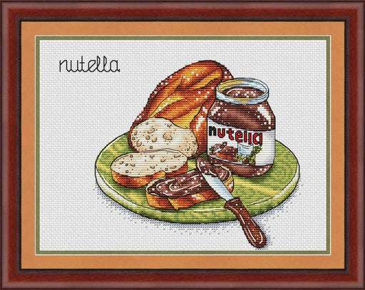 Kitchen Still Life. Nutella - PDF Cross Stitch Pattern - Wizardi