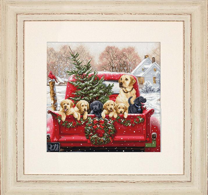 Labs Truck BU5009L Counted Cross-Stitch Kit - Wizardi