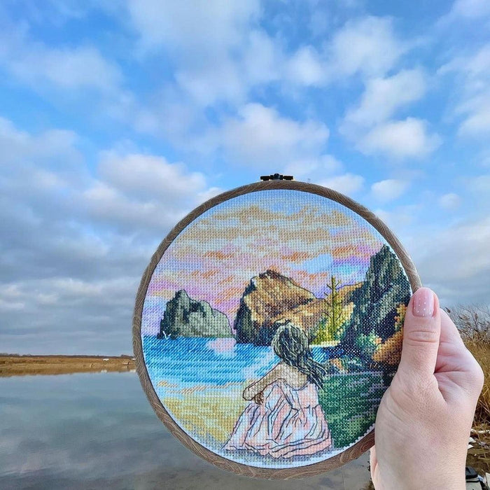 Lake of Baikal - PDF Cross Stitch Pattern - Wizardi