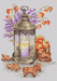 Lantern with Gingerbread - PDF Cross Stitch Pattern - Wizardi