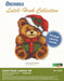 Latch hook cushion kit "Christmas Teddy" 4142 - Wizardi