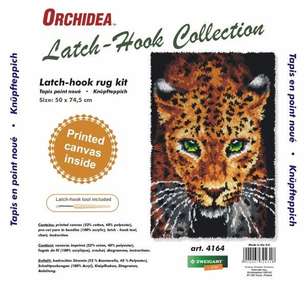 Latch hook rug kit "Leopard" 4164 - Wizardi