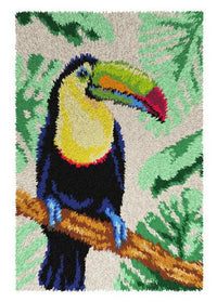 Latch hook rug kit "Toucan" - Wizardi