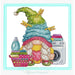 Laundry Girl Gnome - PDF Cross Stitch Pattern - Wizardi