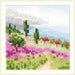 Lavender at the Sea 0-200 Counted Cross-Stitch Kit - Wizardi