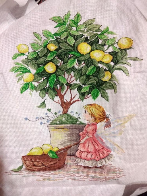 Lemon Fairy SNV-547 Counted Cross Stitch Kit - Wizardi