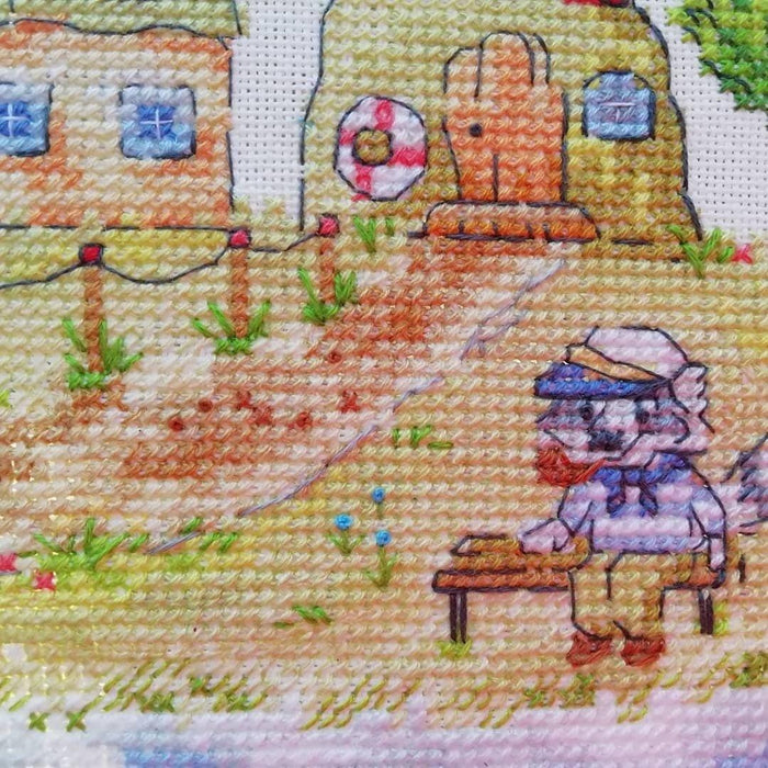 Lighthouse keeper RZ-34 Counted Cross-Stitch Kit - Wizardi