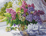 Lilac Bouquet B7015L Counted Cross-Stitch Kit - Wizardi